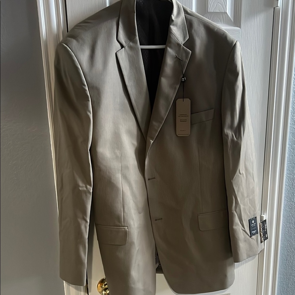 Haggar Tan Sport Coat Modern Fit